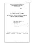 Sáng kiến kinh nghiệm: Rèn luyện kỹ năng làm bài văn nghị luận cho học sinh THPT - lớp 12