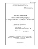 Sáng kiến kinh nghiệm: Chứng minh một vật, hệ vật dao động điều hòa - dành cho lớp chuyên