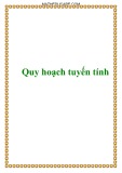  quy hoạch tuyến tính