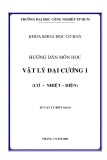 Hướng dẫn môn học Vật lý đại cương 1 (cơ - nhiệt - điện)