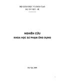 Giáo trình Nghiên cứu khoa học sư phạm ứng dụng