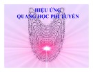 Bài giảng Hiệu ứng quang học phi tuyến: Chương 1 - Mở đầu