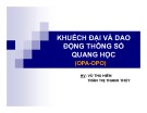 Bài thuyết trình Khuếch đại và dao động thông số quang học (OPA-OPO)