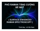 Bài thuyết trình Phổ Raman tăng cường bề mặt