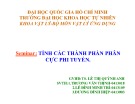 Bài thuyết trình Vật lý ứng dụng: Tính các thành phần phân cực phi tuyến