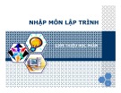 Bài giảng Nhập môn lập trình: Giới thiệu học phần - Nguyễn Đình Hưng