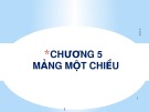 Bài giảng Nhập môn lập trình: Chương 5 - Trần Minh Thái