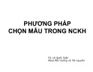 Bài giảng Phương pháp nghiên cứu khoa học: Chương 5 - TS. Lê Quốc Tuấn (2016)