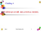 Bài giảng Hệ cơ sở dữ liệu - Chương 4: Mô hình quan hệ - Relational model