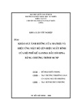 Khóa luận tốt nghiệp: Khảo sát ảnh hưởng của Matrix và hiệu ứng mật độ lên hiệu suất đỉnh của phổ kế Gamma đầu dò hpge bằng chương trình MCNP