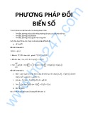 Phương pháp tính tích phân bằng đổi biến số