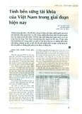 Tính bền vững tài khóa của Việt Nam trong giai đoạn hiện nay