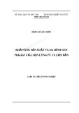 Luận án Tiến sỹ Nông nghiệp: Khả năng sản xuất và đa hình gen PRKAG3 của lợn Lũng Pù và lợn Bản