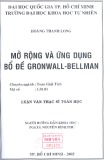 Luận văn Thạc sĩ Toán học: Mở rộng và ứng dụng bổ đề Gronwall - Bellman