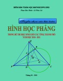  tuyển chọn các bài toán hình học phẳng trong đề thi học sinh giỏi các tỉnh, thành phố nắm 2010-2011