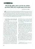 Một số đặc điểm chính của FDI vào ASEAN giai đoạn 2000 - 2010 và giải pháp chính sách