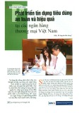Phát triển tín dụng tiêu dùng an toàn và hiệu quả tại các ngân hàng thương mại Việt Nam