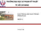 Bài giảng Electrical and electronic principles: Chương 3 - ThS. Ngô Quốc Cường