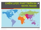 Bài giảng Quản trị chiến lược: Chương 7 - Trần Minh Anh