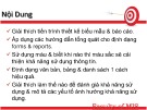 Bài giảng Phát triển hệ thống thông tin kinh tế: Chương 7 - Học viện Ngân hàng