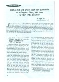 Một số thể chế chính sách liên quan đến thị trường lao động Việt Nam từ năm 1986 đến nay