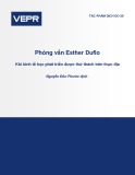 Phỏng vấn Esther Duflo: Khi kinh tế học phát triển được thử thách trên thực địa