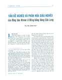 Vấn đề nghèo và phân hóa giàu nghèo của đồng bào Khmer ở đồng bằng Sông Cửu Long