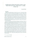 Quyền được hưởng môi trường trong lành trong bối cảnh phát triển kinh tế - xã hội ở Việt Nam