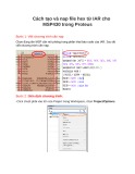 Cách tạo và nạp file hex từ IAR cho MSP430 trong Proteus