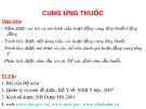 Bài giảng: Cung ứng thuốc