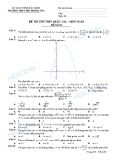 Đề thi thử trắc nghiệm môn Toán THPT Quốc gia năm 2017 (Đề số 3) - Trường THPT Yên Phong số 2