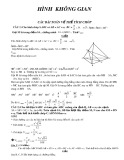 Các bài toán về Hình học không gian