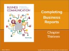 Lecture Business communication: Developing leaders for a networked world: Chapter 13 - Peter W. Cardon