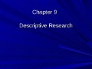 Lecture Conducting and reading research in health and human performance (4/e): Chapter 9 - Ted A. Baumgartner, Larry D. Hensley