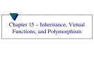 Lecture Programming in C++ - Chapter 15: Inheritance, virtual functions, and polymorphism