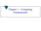 Lecture Programming in C++ - Chapter 1: Computing fundamentals