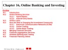 Lecture E-commerce and e-business for managers - Chapter 16: Online banking and investing