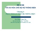 Bài giảng EE 4108 tối ưu hóa chế độ hệ thống điện: Chương 4 -  ThS. Phạm Năng Văn