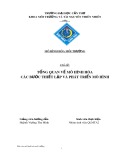 Báo cáo Mô hình hóa môi trường: Tổng quan về mô hình hóa các bước thiết lập và phát triển mô hình