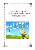 Tổng hợp đề thi Violympic Toán lớp 1 năm 2015-2016