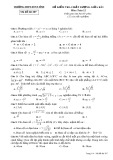 Đề kiểm tra chất lượng giữa học kì I môn Toán lớp 12 - Trường THPT DTNT Tính (Mã đề 207)
