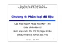 Bài giảng Chương 4: Phân loại dữ liệu