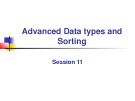 Lecture Elementary programming with C - Session 11: Advanced data types and sorting