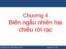 Bài giảng Xác suất thống kê: Chương 4 – Nguyễn Văn Tiến