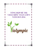 Tổng hợp đề thi Violympic Toán lớp 5 năm 2015-2106