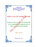 Khóa luận tốt nghiệp: Đánh giá công tác kế toán doanh thu và xác định kết quả kinh doanh tại công ty TNHH tôn Bảo Khánh