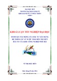 Khóa luận tốt nghiệp: Đánh giá tác động của đầu tư xây dựng hệ thống xử lý nước thải đến việc thu hút đầu tư của khu công nghiệp Phú Bài giai đoạn 2006-2015