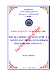 Khóa luận tốt nghiệp Kinh tế và phát triển: Hiệu quả kinh tế sản xuất cà phê của hộ nông dân trên địa bàn xã K’Dang, huyện Đak Đoa, tỉnh Gia Lai