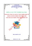 Khóa luận tốt nghiệp Kinh tế phát triển: Đánh giá công tác quản lý phát triển kinh tế trong chương trình nông thôn mới ở huyện Quảng Điền, tỉnh Thừa Thiên Huế