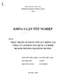 Khóa luận tốt nghiệp: Thực trạng sử dụng vốn lưu động tại công ty Cổ phần Xây dựng và Kinh doanh Thương mại Đăng Dương